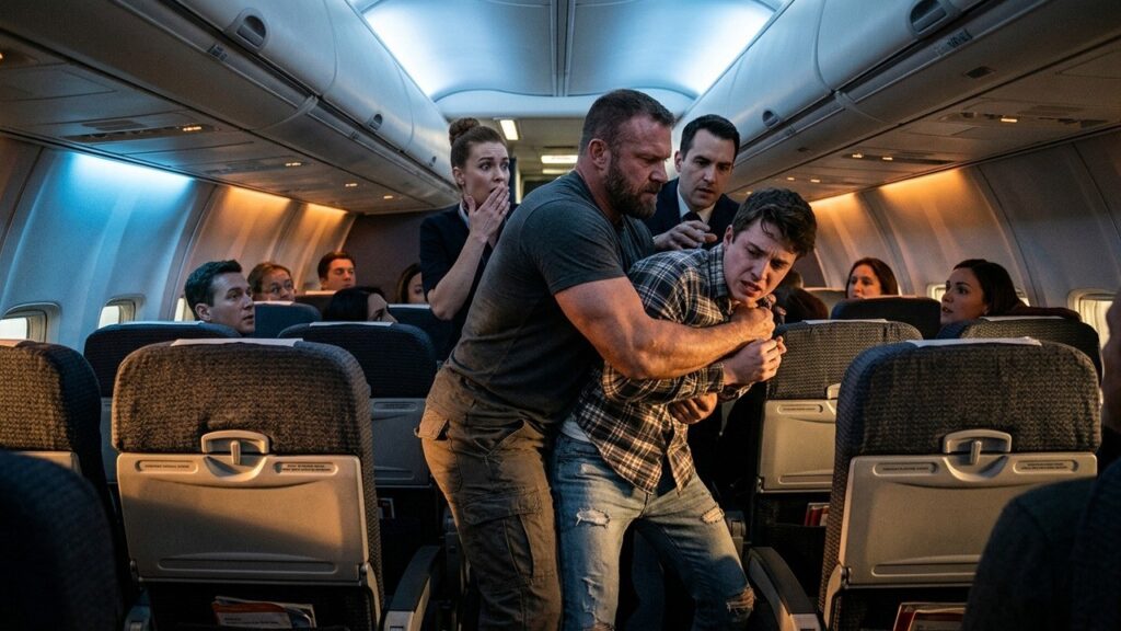 Combattant MMA Héros en Vol : Passager Maîtrisé Après Tentative d&rsquo;Étranglement