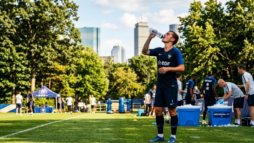 Comment Les Bleus Affrontent La Chaleur Étouffante De Boston