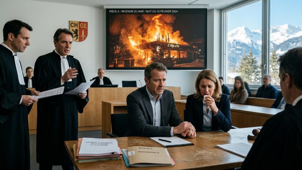 Confrontation Judiciaire Cruciale pour le Couple Moretti dans l’Incendie de Crans-Montana