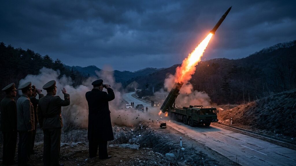 Corée du Nord : Nouveau Système de Missiles Polyvalents Testé par Kim Jong Un