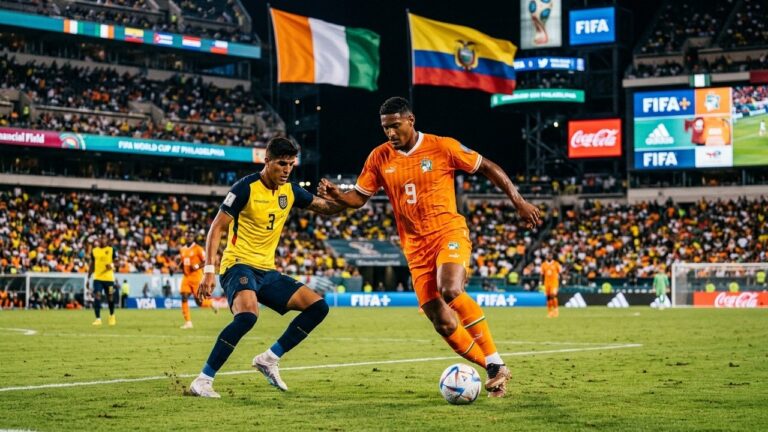 Côte d’Ivoire Équateur : Heure et Chaîne pour le Match de la Coupe du Monde 2026