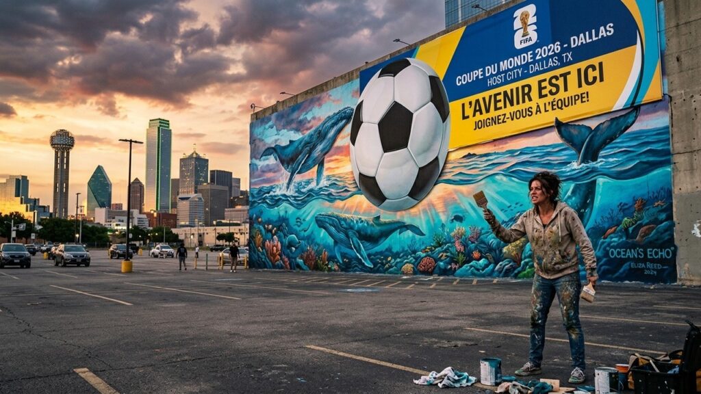 Coupe du Monde 2026 : Artiste Réclame 25 Millions à la FIFA pour Fresque Détruite à Dallas