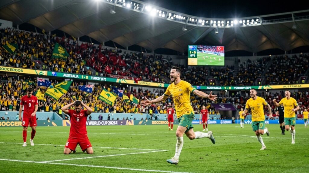 Coupe du Monde 2026 : Australie Surprend la Turquie 2-0