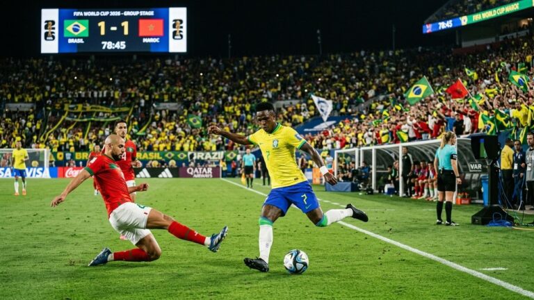 Coupe du Monde 2026 : Brésil-Maroc Nul et Polémique VAR Explosive