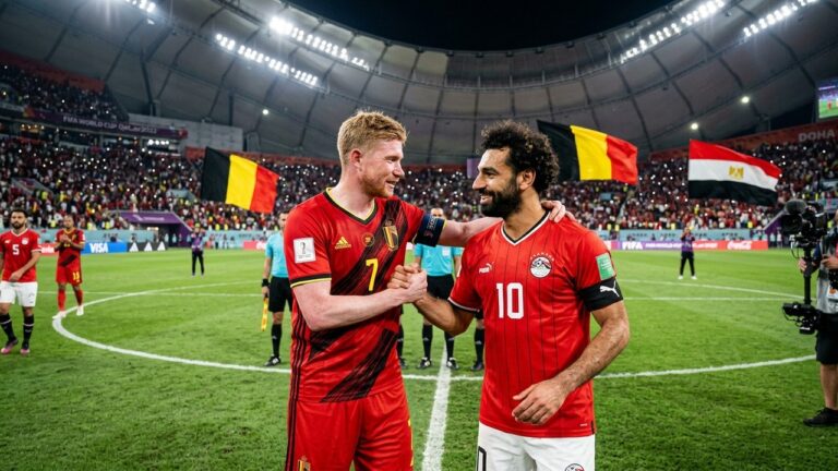 Coupe du Monde 2026 : De Bruyne Ravi de Retrouver Salah en Belgique-Égypte