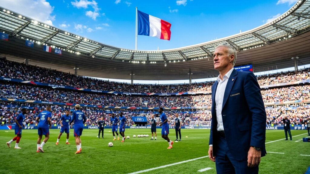 Coupe du Monde 2026 : Deschamps Assume le Rôle de Favori pourWriting the French blog article les Bleus