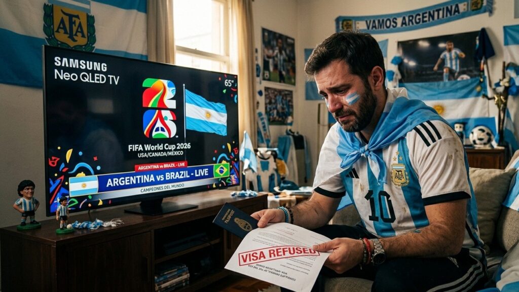 Coupe du Monde 2026 : Entreprise Argentine OffreWriting the French blog article des TV aux Fans Sans Visa
