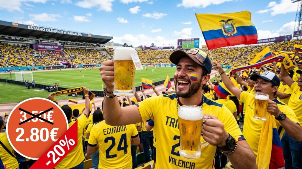 Coupe du Monde 2026 : Équateur Baisse le Prix de la Bière de 20 %