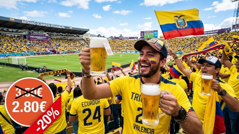 Coupe du Monde 2026 : Équateur Baisse le Prix de la Bière de 20 %