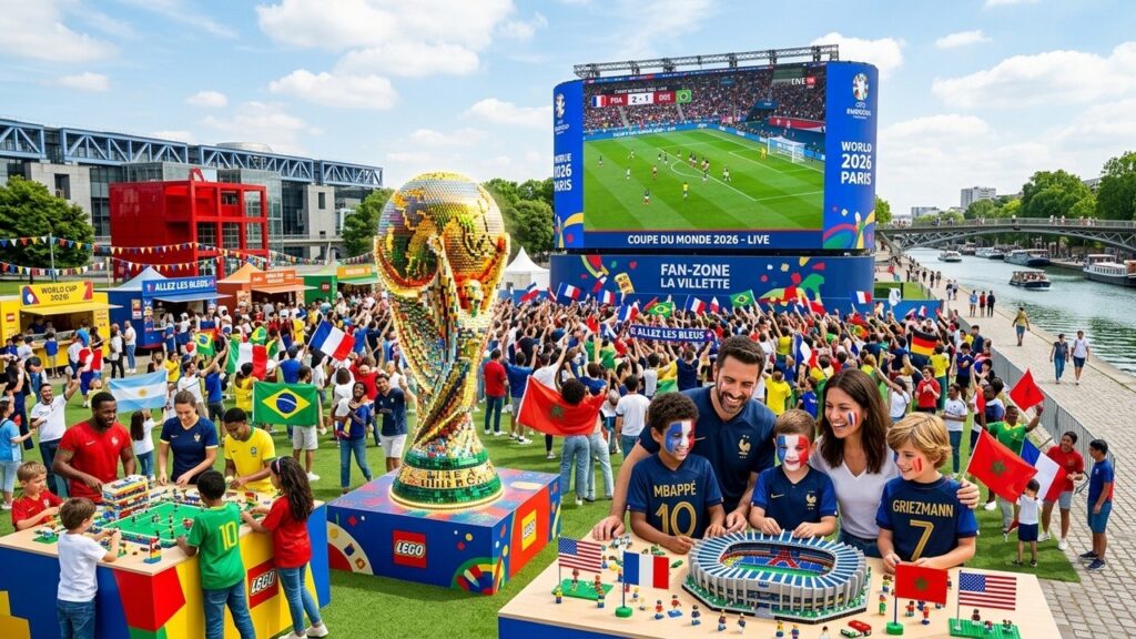 Coupe du Monde 2026 : Fan-Zone Lego au Parc de la Villette