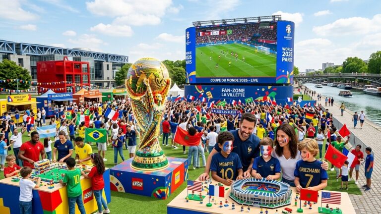 Coupe du Monde 2026 : Fan-Zone Lego au Parc de la Villette