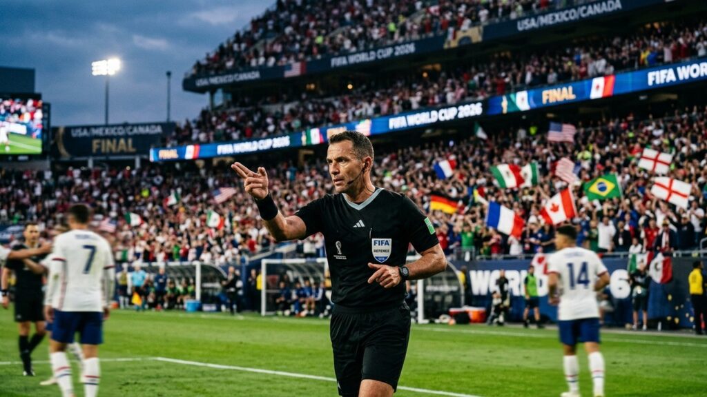 Coupe du Monde 2026 : FIFAWriting the blog article Blanchit un Arbitre Accusé de Geste Suprématiste