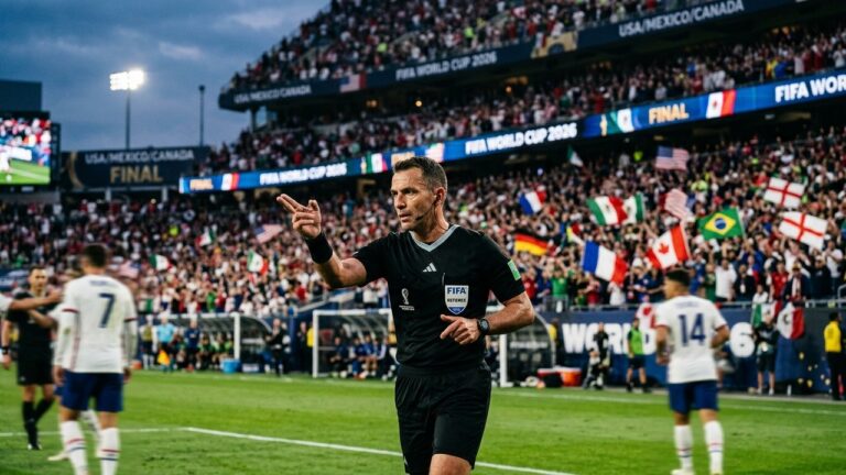 Coupe du Monde 2026 : FIFAWriting the blog article Blanchit un Arbitre Accusé de Geste Suprématiste