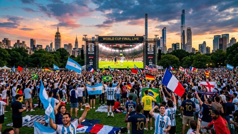 Coupe du Monde 2026 : Finale Gratuite à Central Park pour 50 000 New-Yorkais