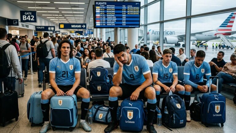 Coupe du Monde 2026 : Galère des Uruguayens aux USA par Erreur Aérienne
