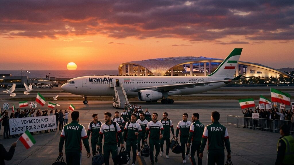 Coupe du Monde 2026 : L&rsquo;Iran Arrive aux États-Unis au Cœur de la Paix