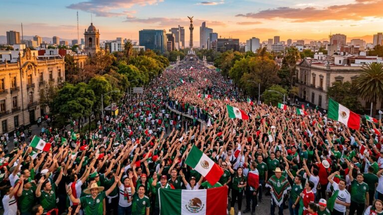 Coupe du Monde 2026 : Mexicains Battent Record Ola Géante sur 2 Km