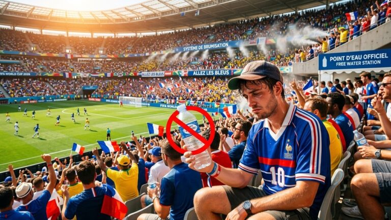Coupe du Monde 2026 : Pourquoi les Bouteilles d&rsquo;Eau Sont Interdites