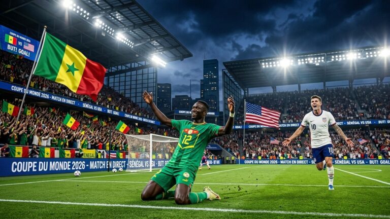 Coupe du Monde 2026 : Sénégal Battu par les États-Unis Avant le Choc Face à la France