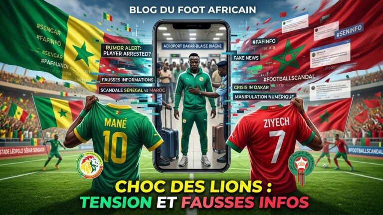 Coupe du Monde 2026 : Sénégal Cible de Fake News Marocaines