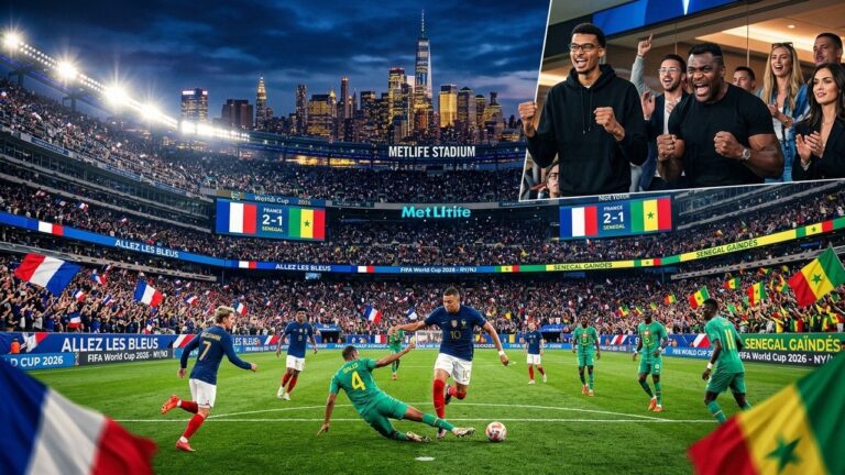 Coupe du Monde 2026 : Stars NBA et MMA en Tribunes pour France-Sénégal
