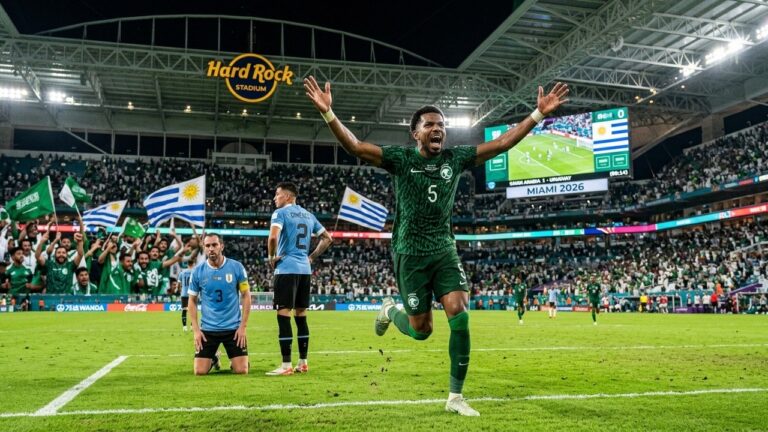 Coupe du Monde 2026 : Uruguay tenu en échec par l&rsquo;Arabie Saoudite