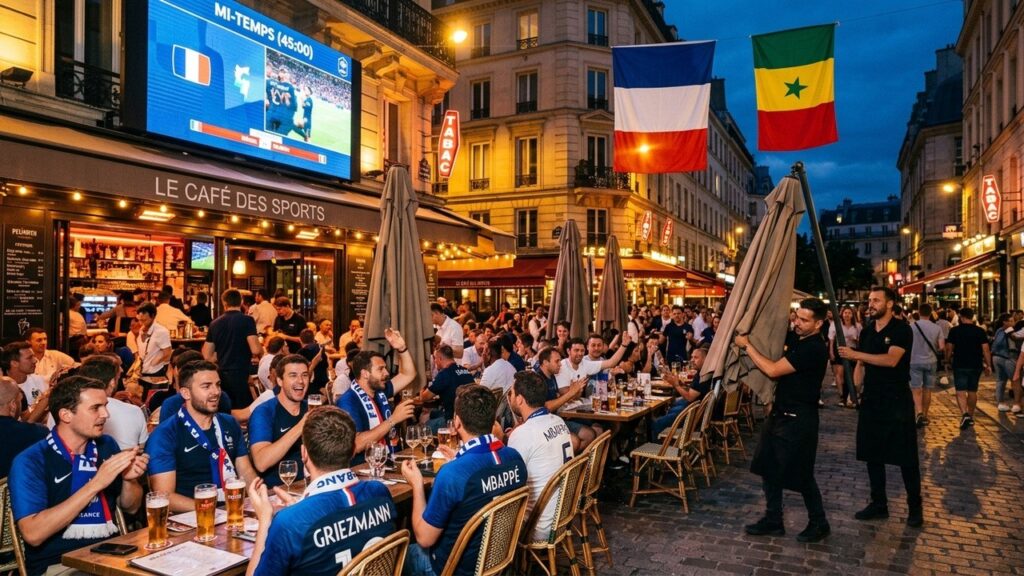 Coupe du Monde : Terrasses Parisiennes Fermées à la Mi-Temps pour les Bleus