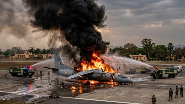 Crash Avion Militaire Indien : Cinq Morts et un Copilote Miraculé