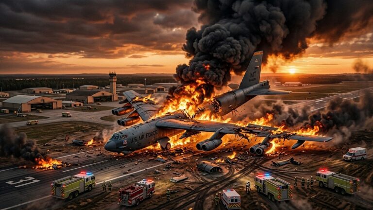 Crash B-52 aux USA : 8 Morts et Catastrophe Stratégique