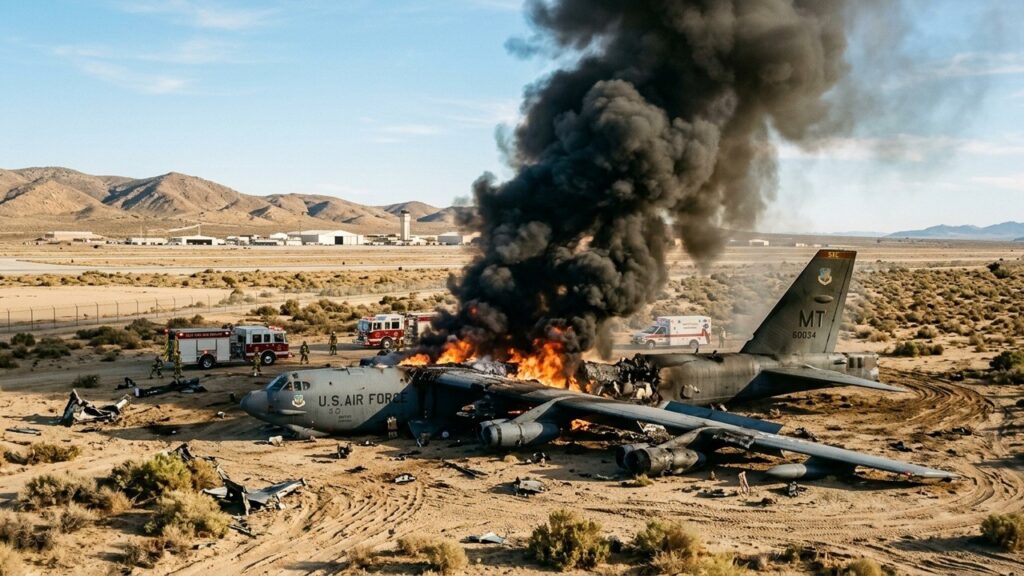 Crash dWriting the blog article&rsquo;un Bombardier B-52 en Californie : Huit Morts Tragiques