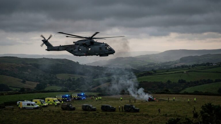 Crash Hélicoptère Royal Navy : Trois Morts lors d’Exercice au Royaume-Uni