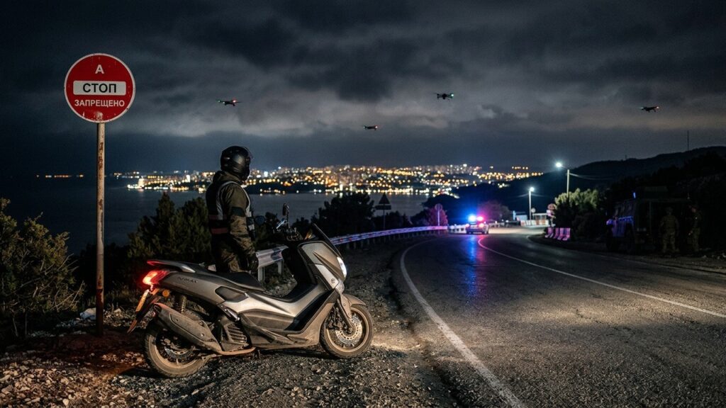 Crimée : Interdiction des Scooters de Nuit Face aux Drones Ukrainiens