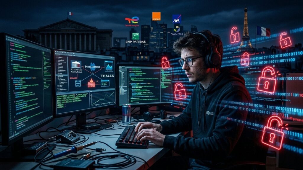 Cyberattaques en France : Sept Jeunes Interpellés pour Vol de Millions de Données
