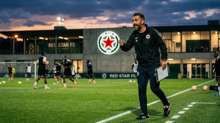 Damien Perrinelle Nouvel Entraîneur du Red Star pour Deux Saisons