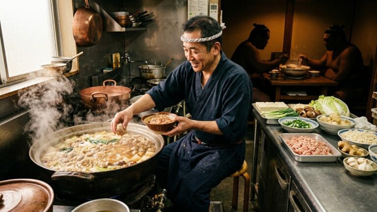 Dans les Coulisses du Sumo à Paris : Les Secrets du Chanko Nabe