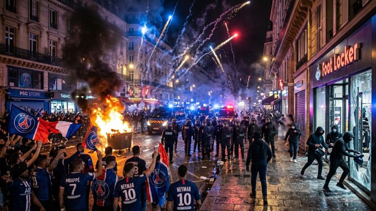 Débordements Après Sacre PSG : 112 Défèrements à Paris