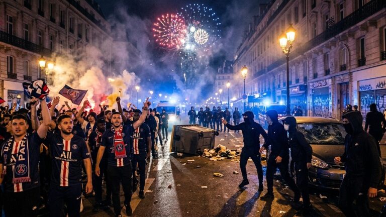 Débordements Après Victoire PSG : 98% Hommes Interpellés