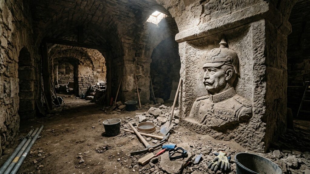 Découverte Rare : Vestige du Kaiser Guillaume II dans une Cave de l&rsquo;Oise