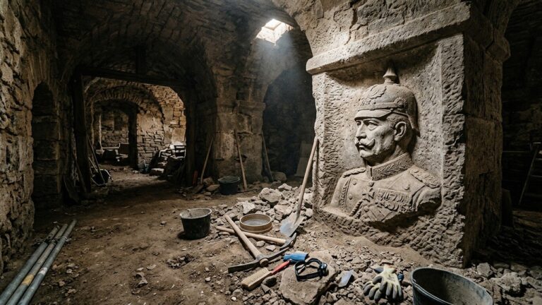 Découverte Rare : Vestige du Kaiser Guillaume II dans une Cave de l&rsquo;Oise
