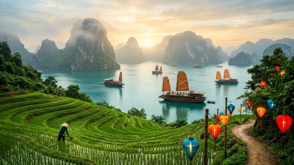 Découvrez les Délices du Vietnam : Gastronomie et Paysages Grandioses