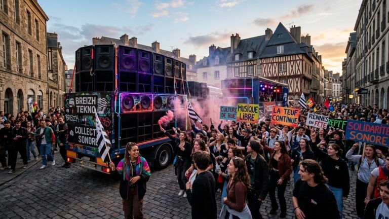 Défense Des Free Parties : La Grande Manifestation À Rennes