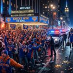 Dégradations et Arrestations à New York Après Victoire Knicks NBA