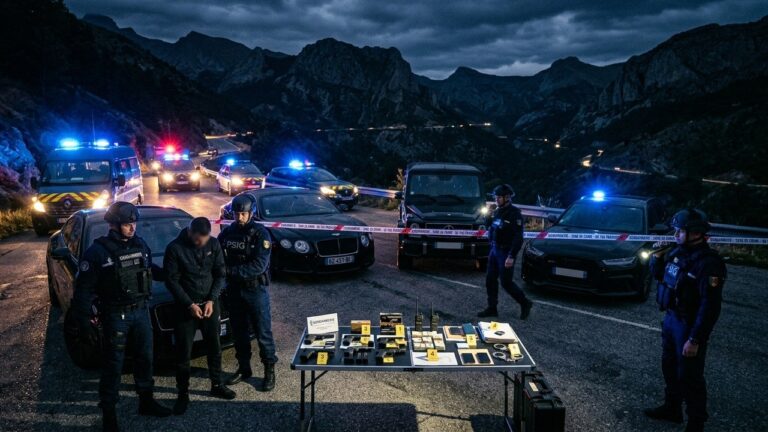 Démantèlement d&rsquo;un Réseau Criminel International dans les Alpes-Maritimes