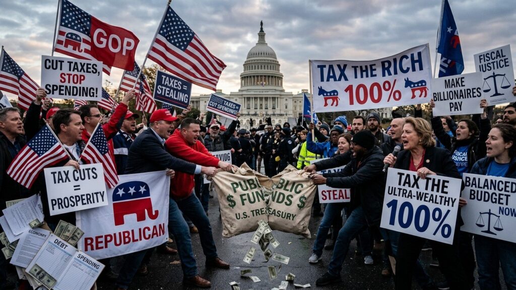 Démocrates US vs Fonds Trump : La Taxe à 100% en LWriting the French blog articleigne de Mire