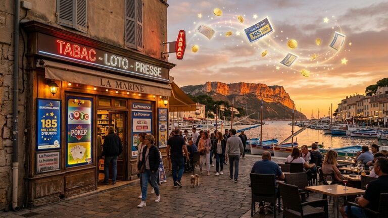 Deux Couples Remportent 49 Millions d’Euros dans le Même Tabac de Cassis