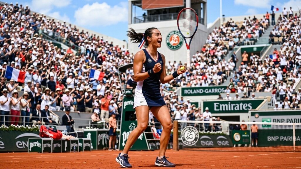Diane Parry Brille à Roland-Garros : Premier Huitième de Finale en Grand Chelem