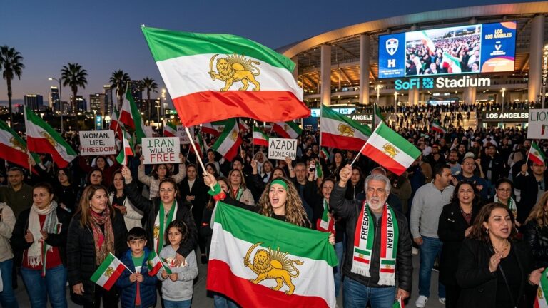 Diaspora Iranienne à Los Angeles : Grondements Forts Pendant la Coupe du Monde
