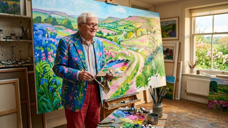 Disparition de David Hockney : Maître de la Couleur et du Bonheur