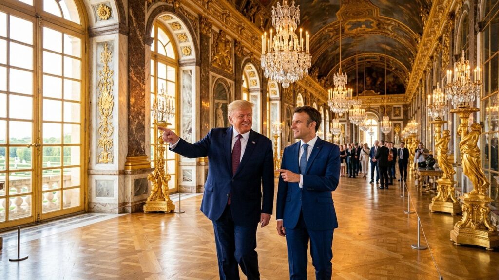 Donald Trump à Versailles : « C&rsquo;est du Lourd » et Non du Plaqué Or