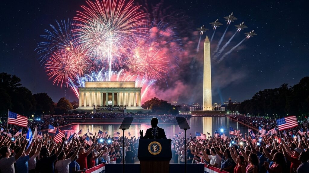 Donald Trump Annonce Meeting Spectaculaire Pour Le 4 Juillet